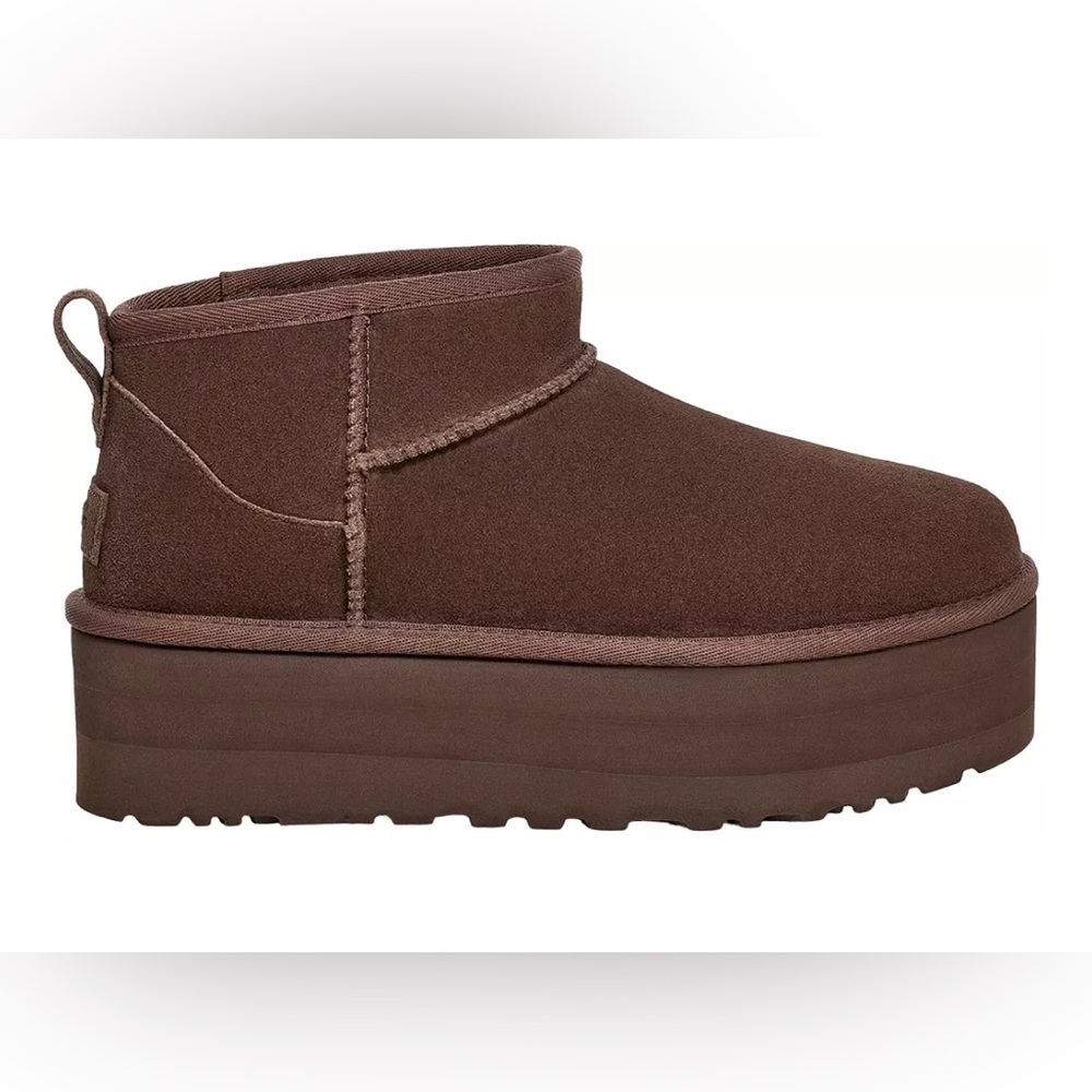 UGG Women's Classic Ultra Mini Platform Boots - Burnt Cedar - Size 6